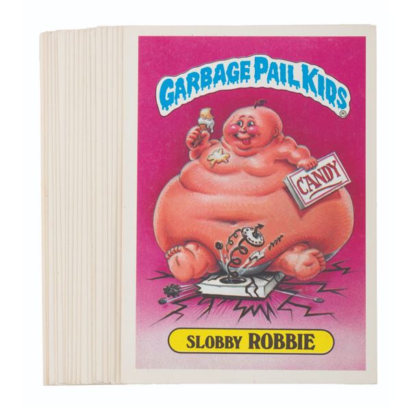 A Collection of Garbage Pail Kids Giant Stickers.
