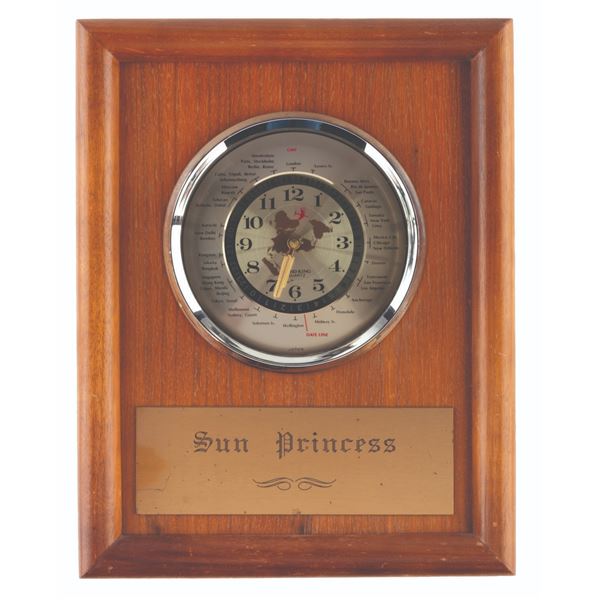 A "The Love Boat" Sun Princess Clock Prop.