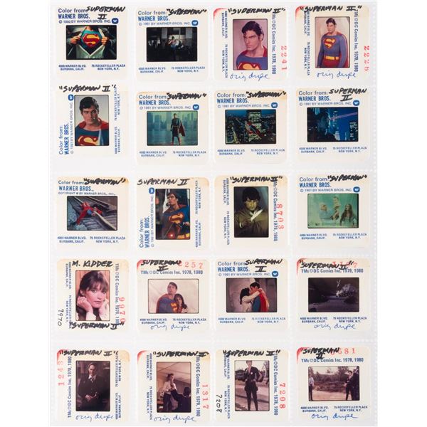 "Superman" and "Superman II" Publicity Slides.