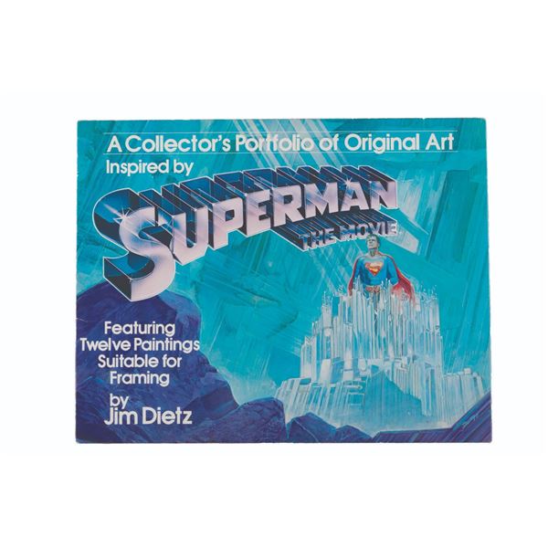 A "Superman: The Movie" Portfolio of Art Prints.