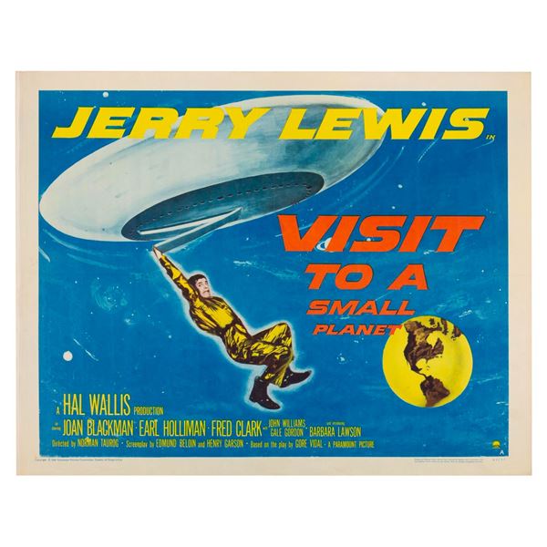 A "Visit to a Small Planet" Half-Sheet Poster.