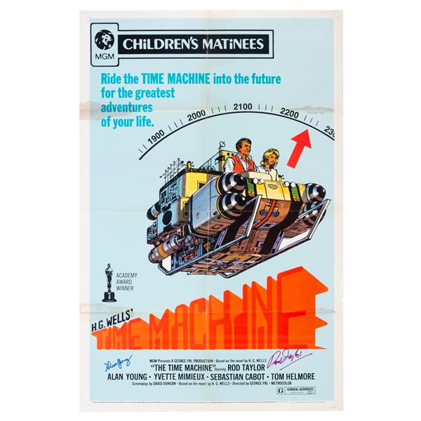 A Signed MGM Children’s Matinees "Time Machine" One-Sheet.