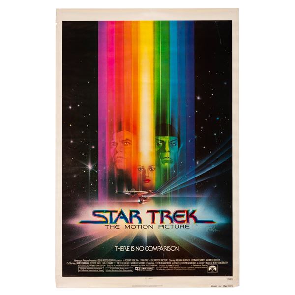 A "Star Trek: The Motion Picture" Advance One-Sheet.