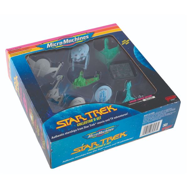 A Star Trek Starships Micro Machines Collector's Set.