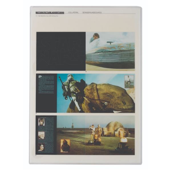 A "Star Wars" Bid Brochure Presentation Board.