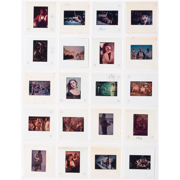 A Collection of "Star Wars" Publicity Photo Slides.
