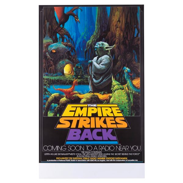 A Star Wars "The Empire Strikes Back" Radio Drama Poster.