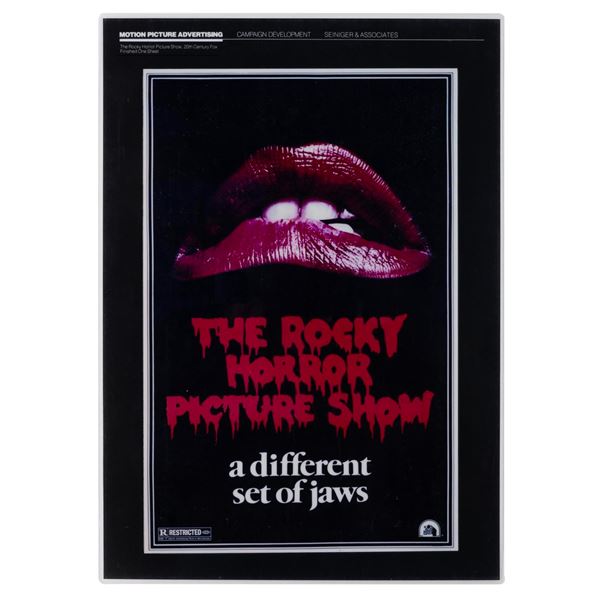 A "Rocky Horror Picture Show" Movie Poster Presentation Board.