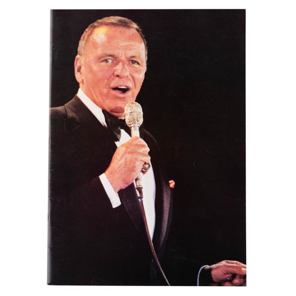 A 1978 Frank Sinatra Concert Souvenir Program.