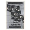 Image 1 : A Re-Release The Beatles "A Hard Day's Night" One-Sheet.
