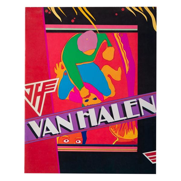 A 1981 Van Halen "Fair Warning" Souvenir Program.