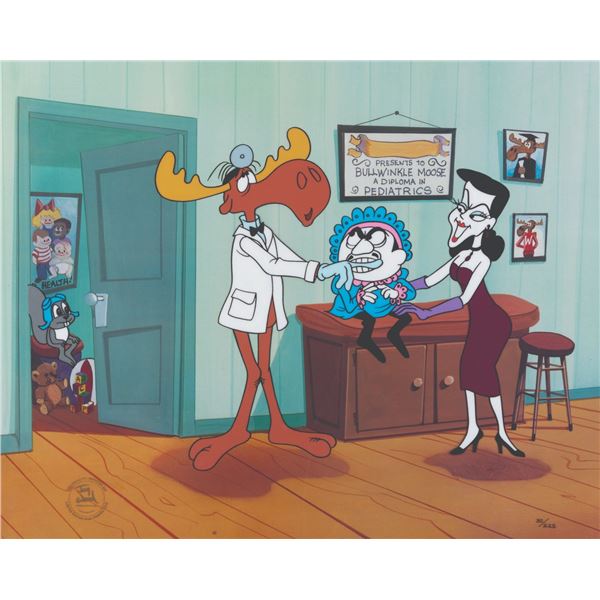 A Bullwinkle Pediatrics Limited Edition Cel.