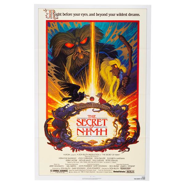 A "The Secret of NIMH" One-Sheet.