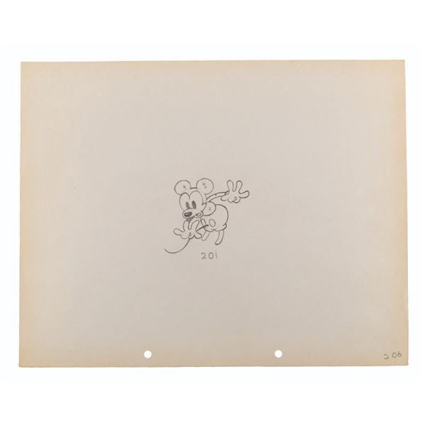 A "The Mad Doctor" Mickey Mouse Production Drawing.
