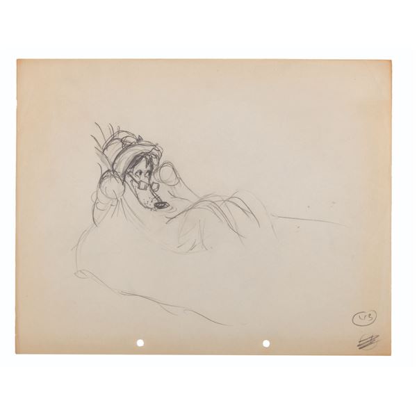 A "The Big Bad Wolf" Production Drawing.