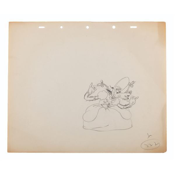 A "Three Little Wolves" Production Drawing.