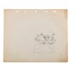 Image 1 : A "Three Little Wolves" Production Drawing.