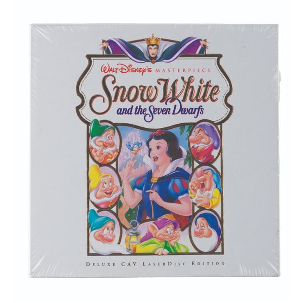 A "Snow White and the Seven Dwarfs" Deluxe Edition LaserDisc.