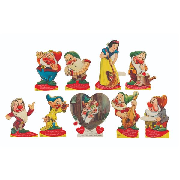 A "Snow White and the Seven Dwarfs" Valentine's Day Card Collection.