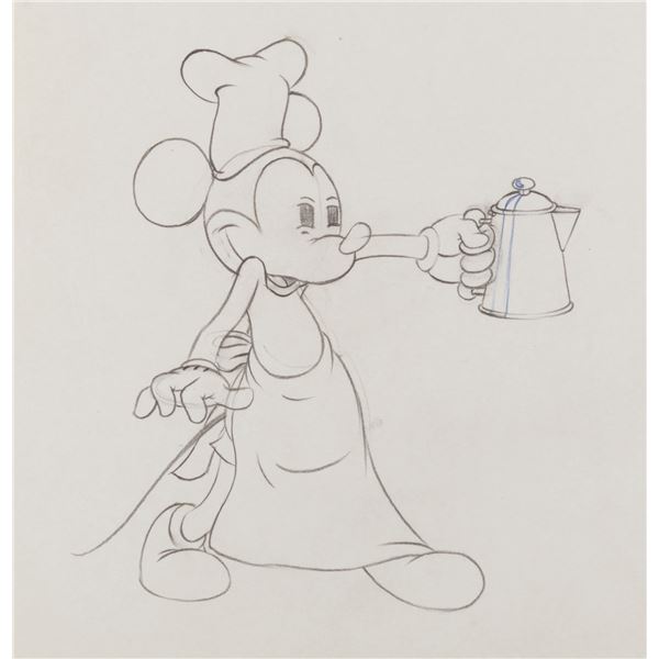 A "Mickey’s Trailer" Production Drawing.
