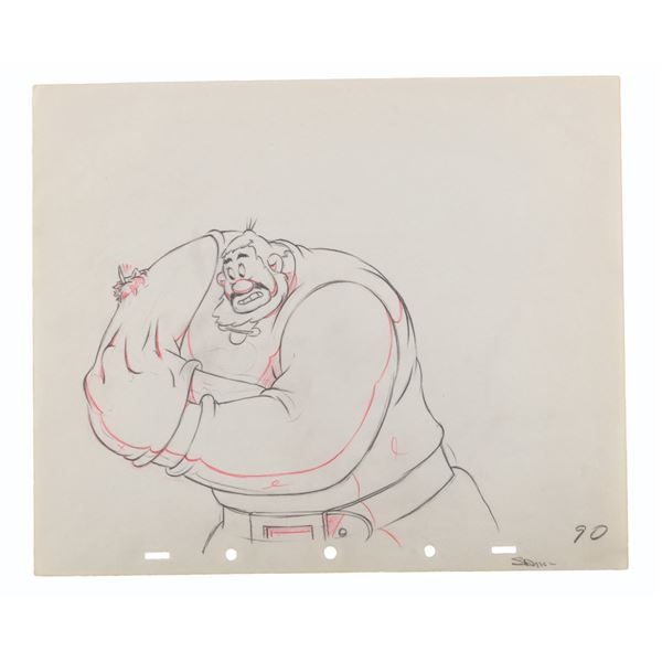 A "The Brave Little Tailor" Production Drawing.