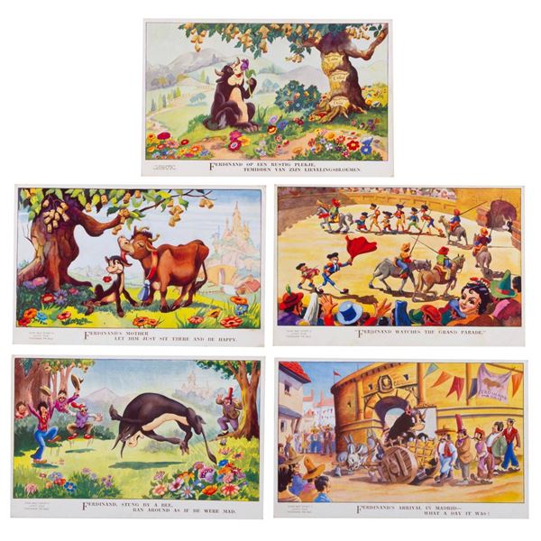 A "Ferdinand the Bull" Postcard Collection.
