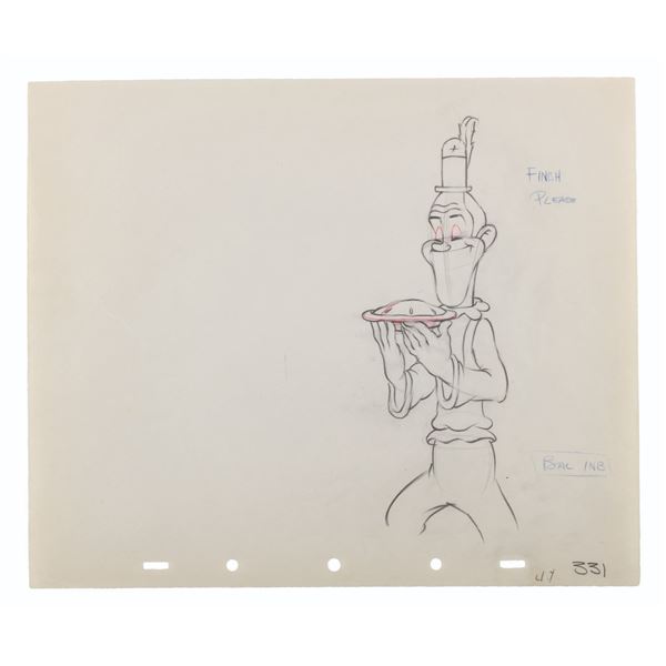 A "Mother Goose Goes Hollywood" Production Drawing.