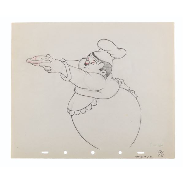 A "Mother Goose Goes Hollywood" Production Drawing.