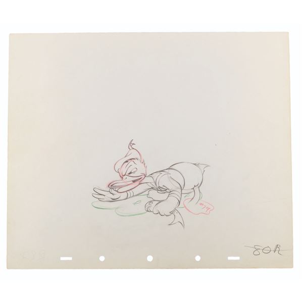 A "Donald's Penguin" Production Drawing.