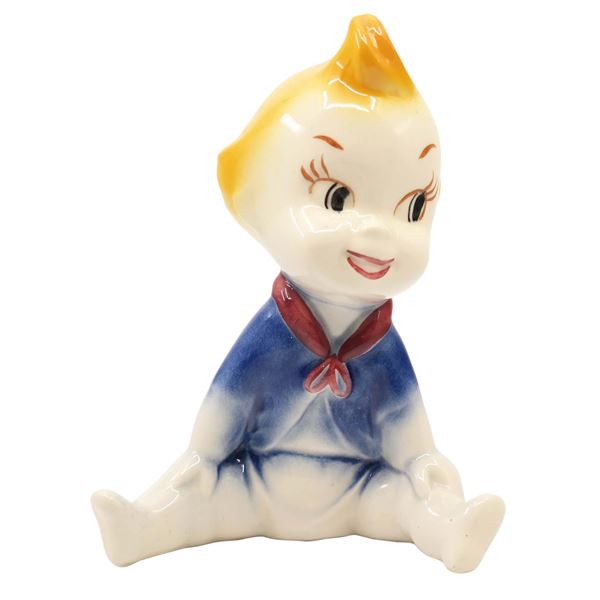 A "Reluctant Dragon" Baby Weems Ceramic Figurine.
