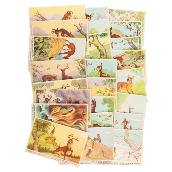 A French "Bambi" Postcard Collection.