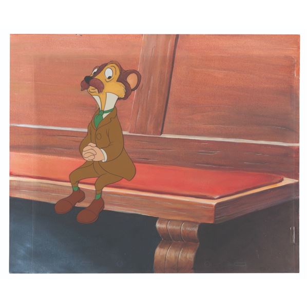 A "The Adventures of Ichabod and Mr. Toad."  Production Cel with Custom Background.