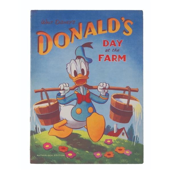 A Donald's Day at the Farm Linen Book.