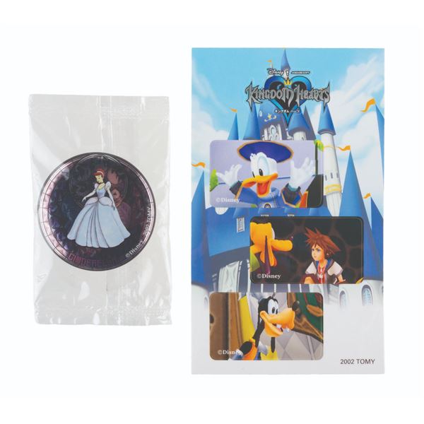 A Kingdom Hearts Cinderella Button.