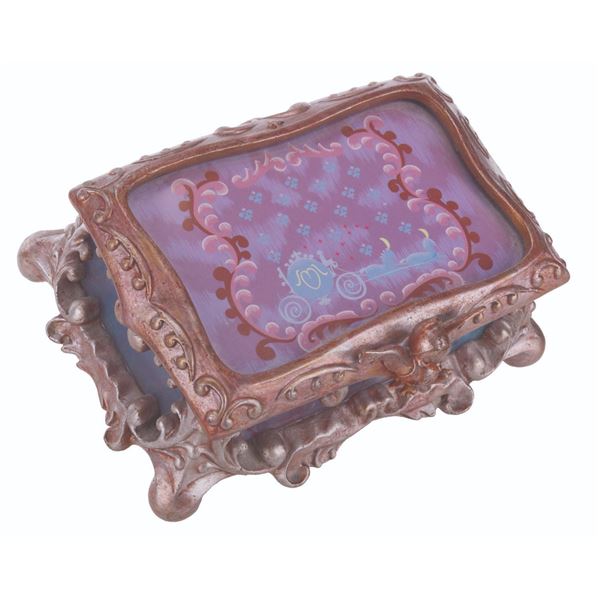 A "Cinderella" Stained Glass Jewelry Box.