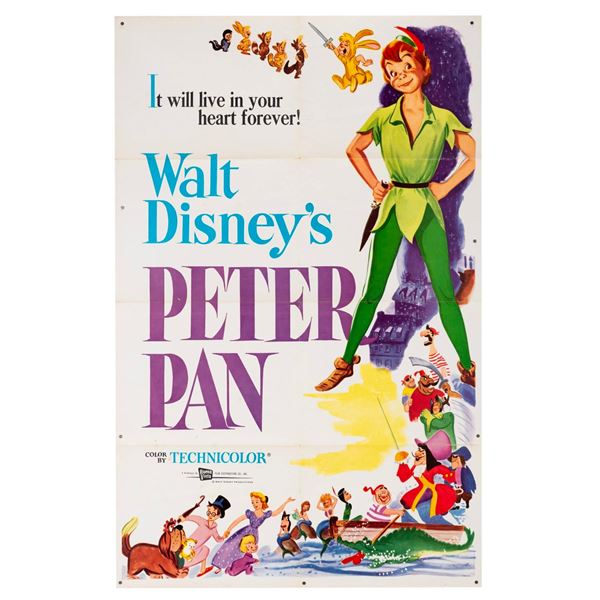 A "Peter Pan" Re-Release One-Sheet.