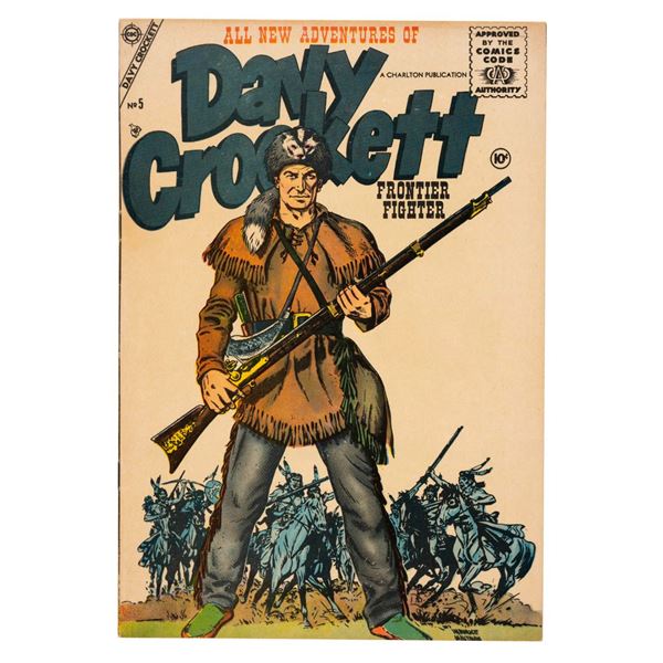 A 1956 Davy Crockett Frontier Fighter Comic Book.