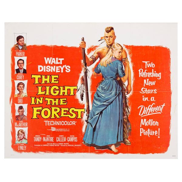 A "The Light in the Forest" Half-Sheet.