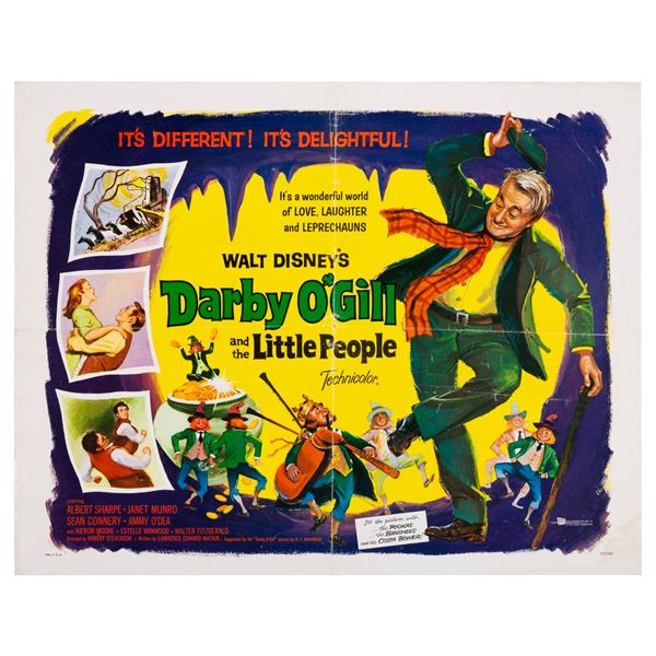 A "Darby O’Gill and the Little People" Half-Sheet.