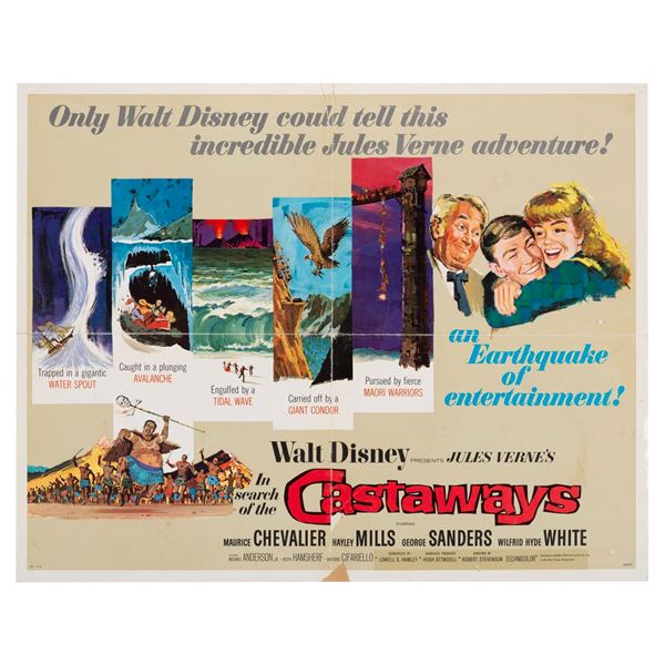 An "In Search of the Castaways" Half-Sheet.