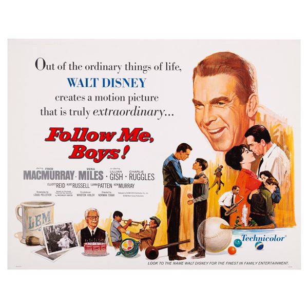 A "Follow Me, Boys!" Half-Sheet.