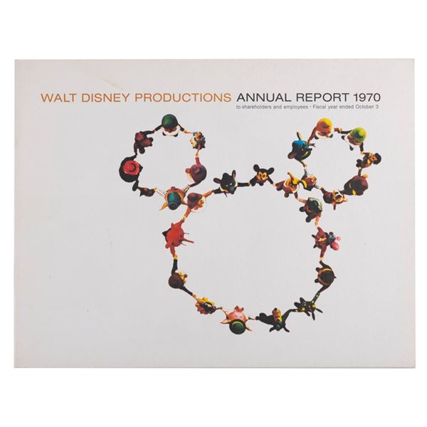 A 1970 Walt Disney Productions Annual Report.