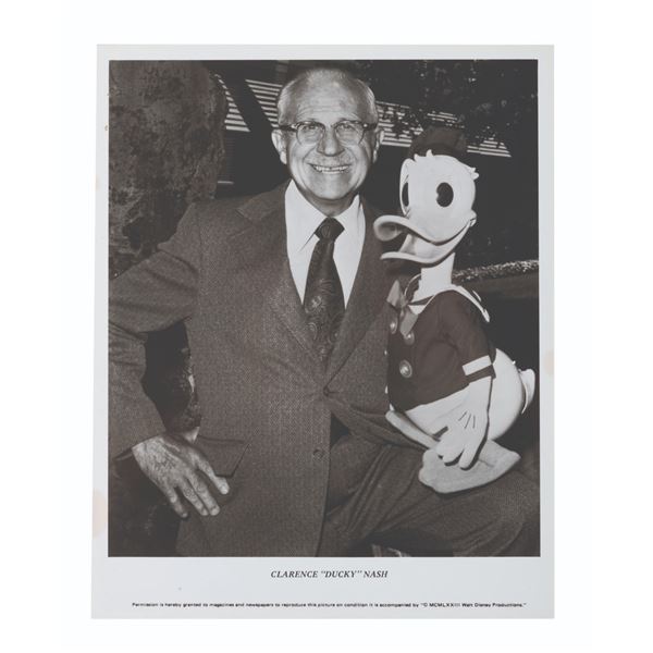 A Clarence "Ducky" Nash Photograph.