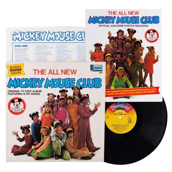 A 1977 "The All New Mickey Mouse Club" Record.