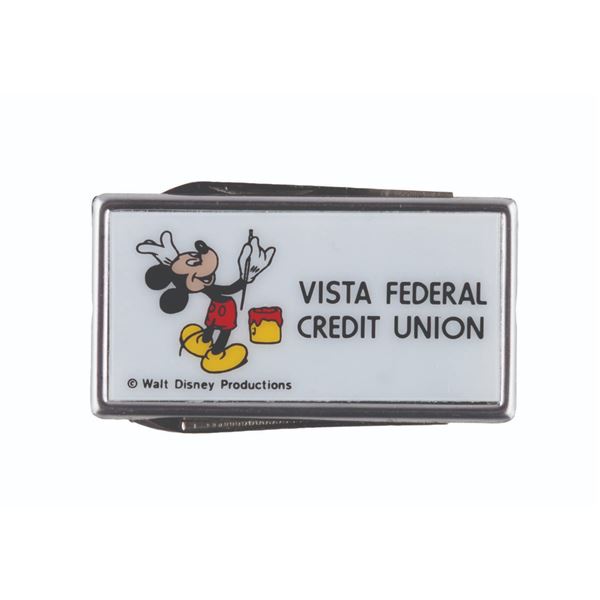 A Vista Federal Credit Union Money Clip.