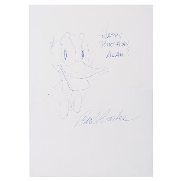 A Donald Duck Drawing by Carl Barks.