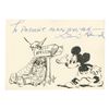 Image 1 : A Mickey Mouse Drawing by Disney Legend David Hand.