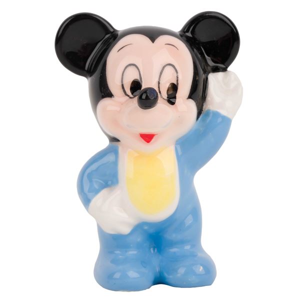 A Baby Mickey Mouse Ceramic Figurine.