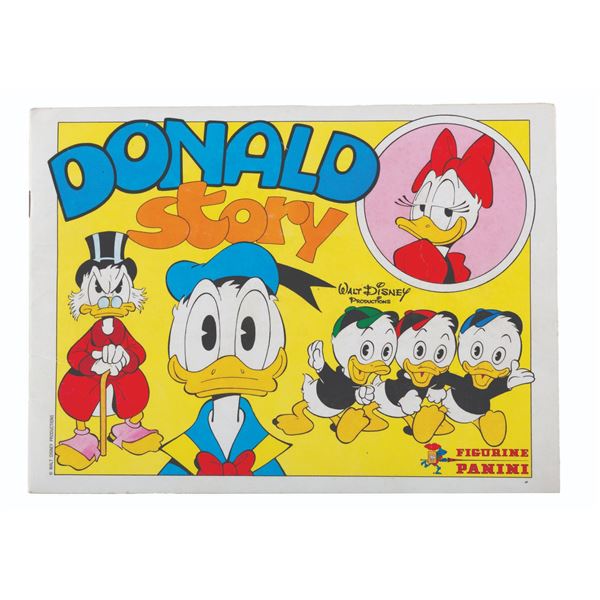 A Complete Donald Duck Panini Sticker Book.