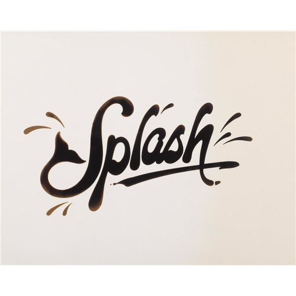A "Splash"  DVD Title Logo.